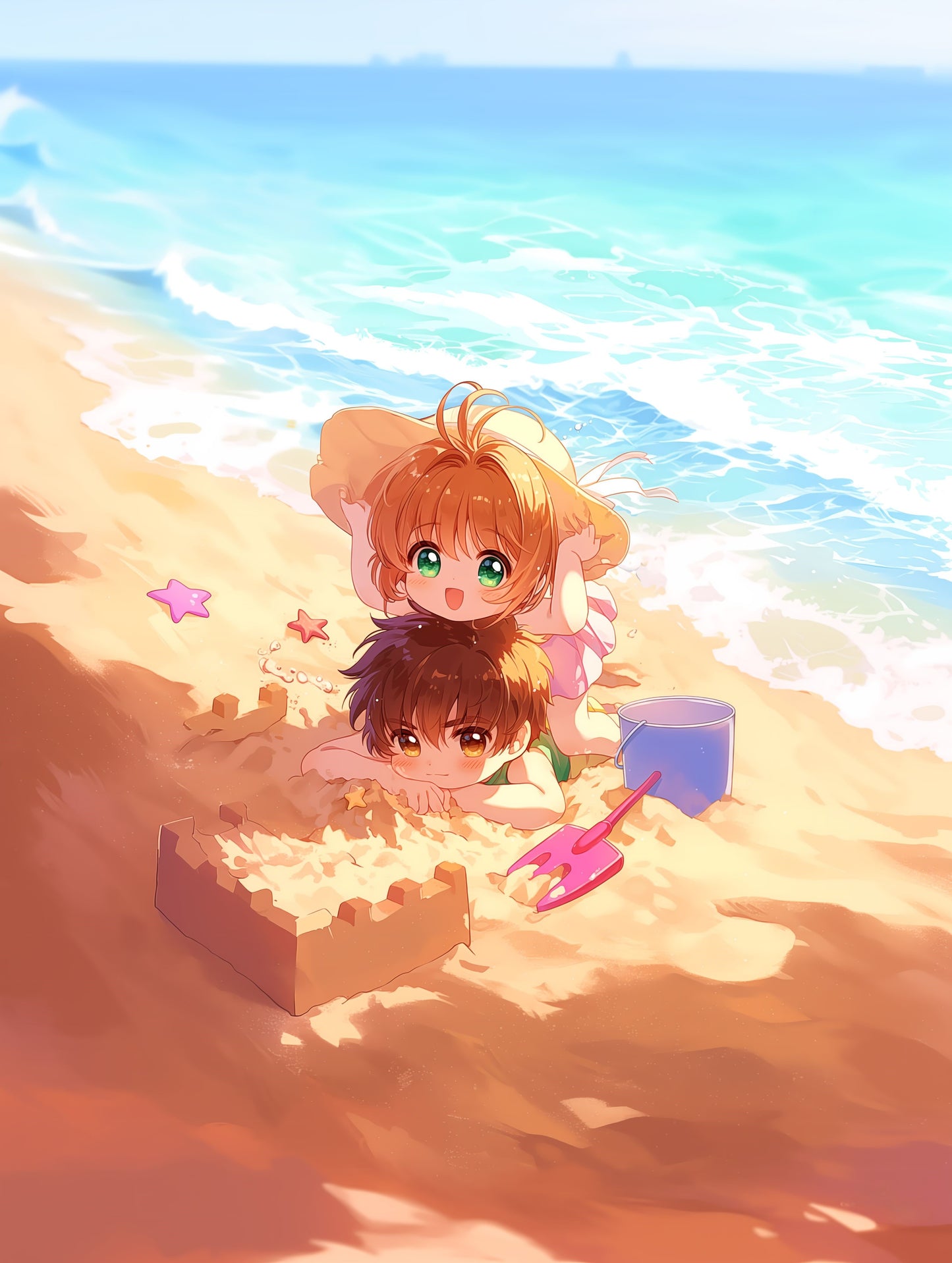 Syaoran and Sakura