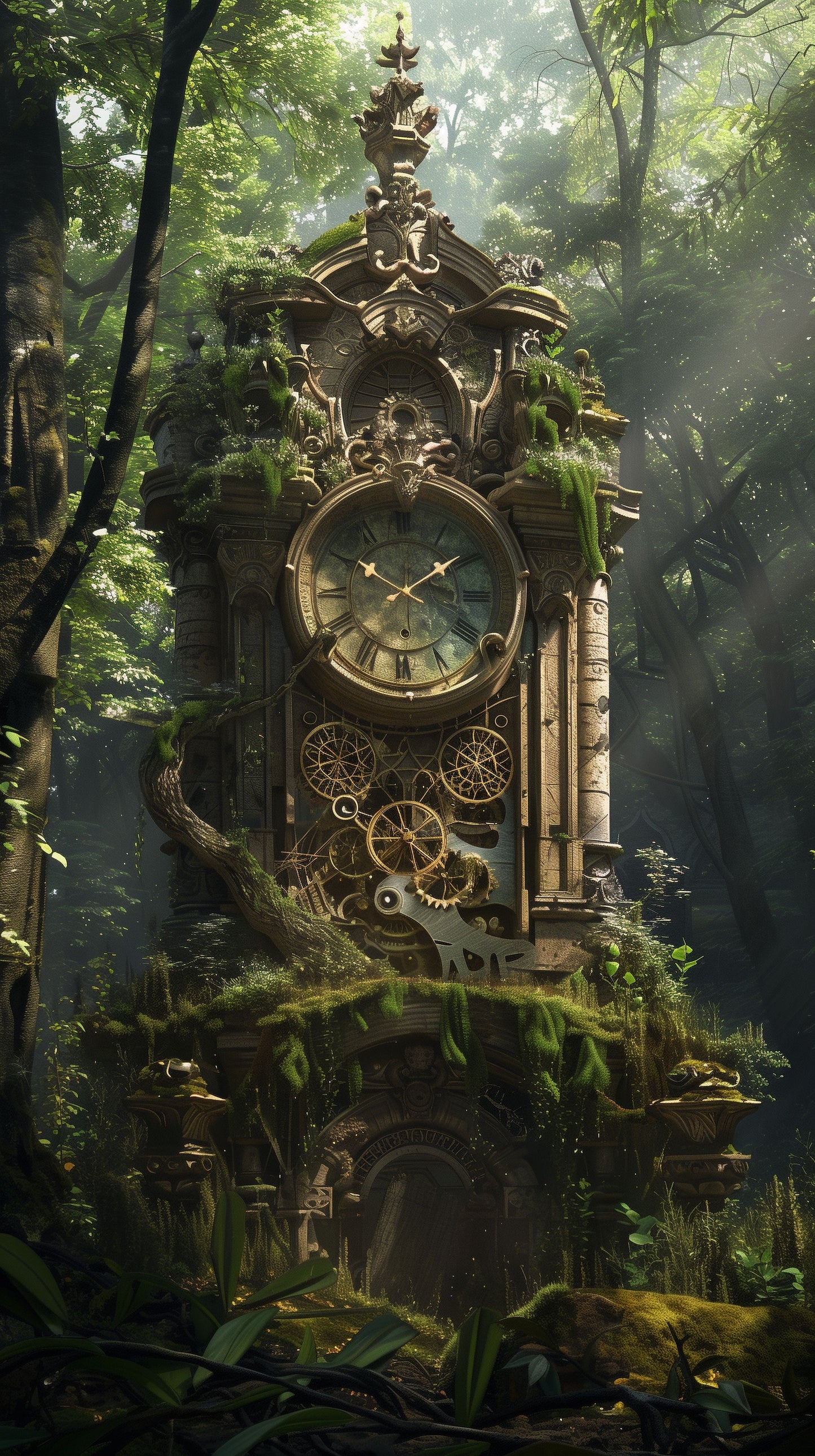 Ancient time clock