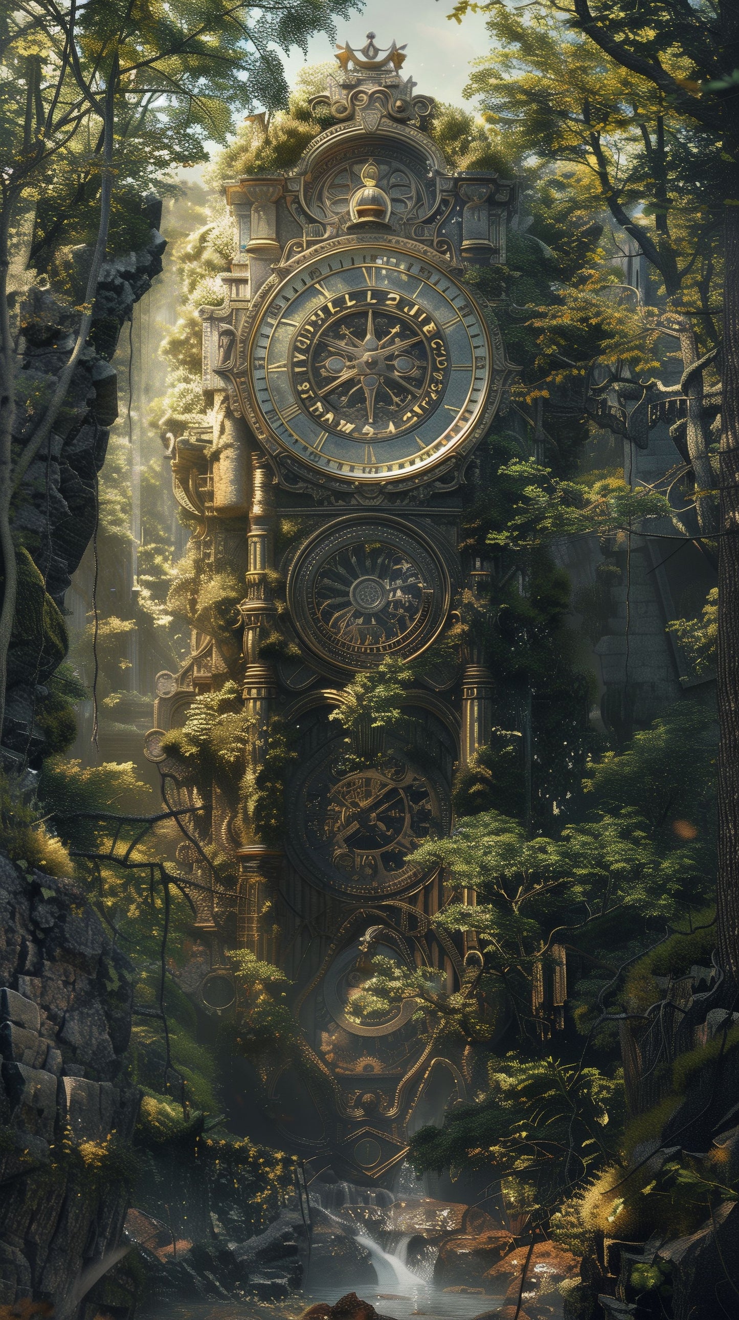 Ancient time clock