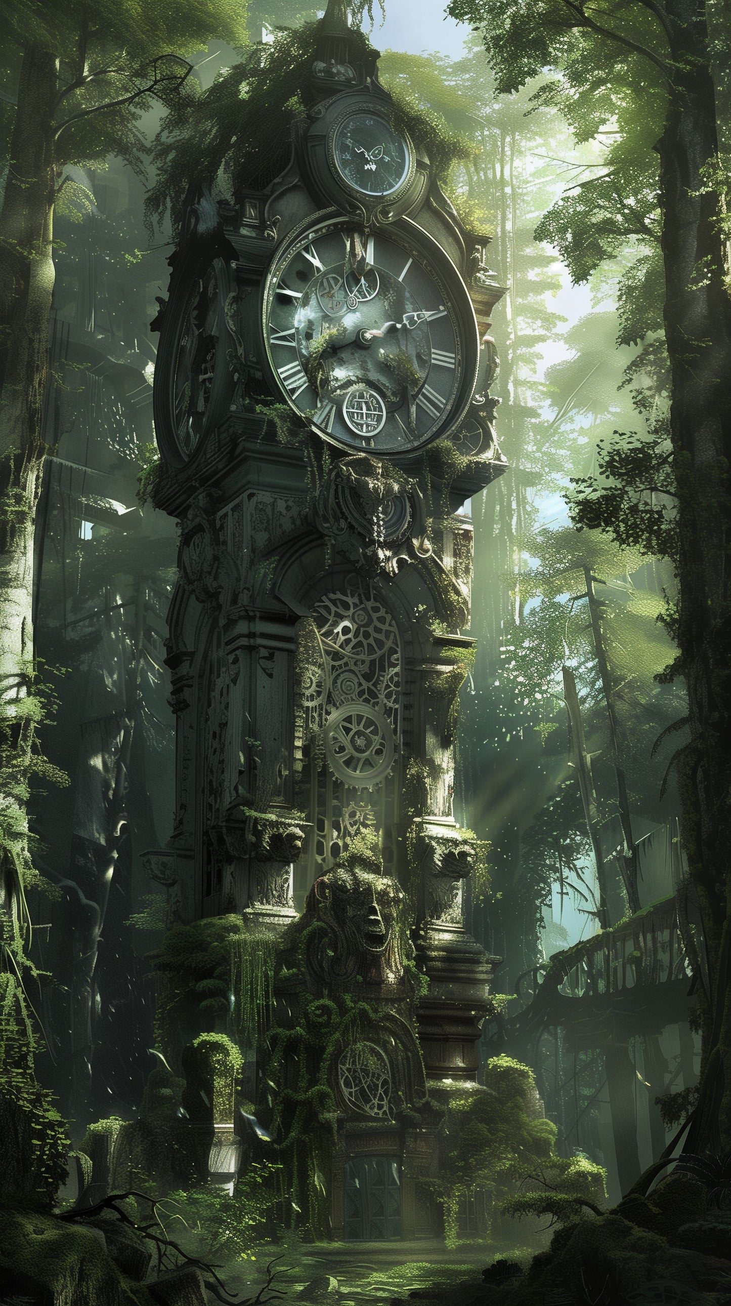 Ancient time clock