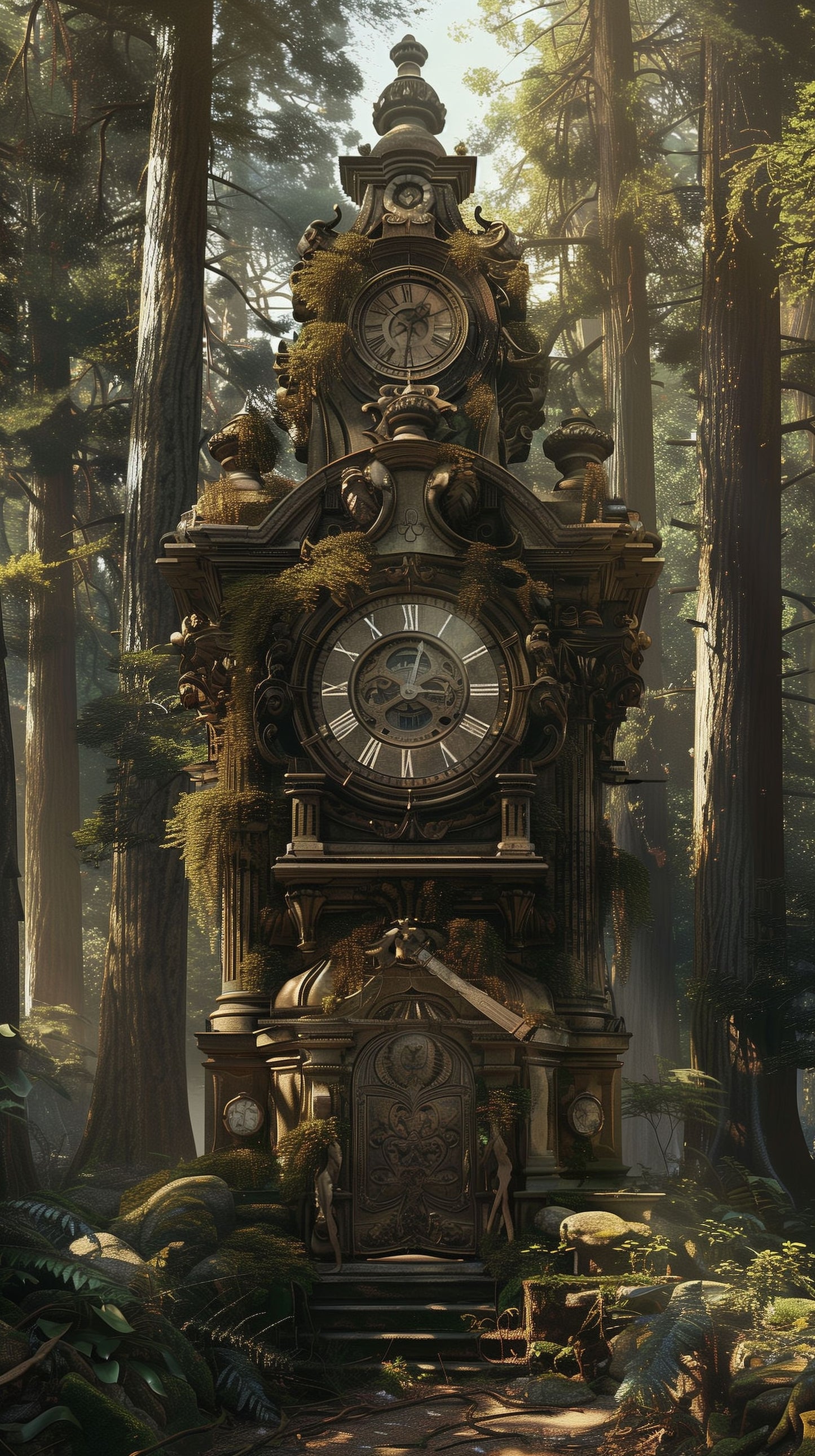 Ancient time clock