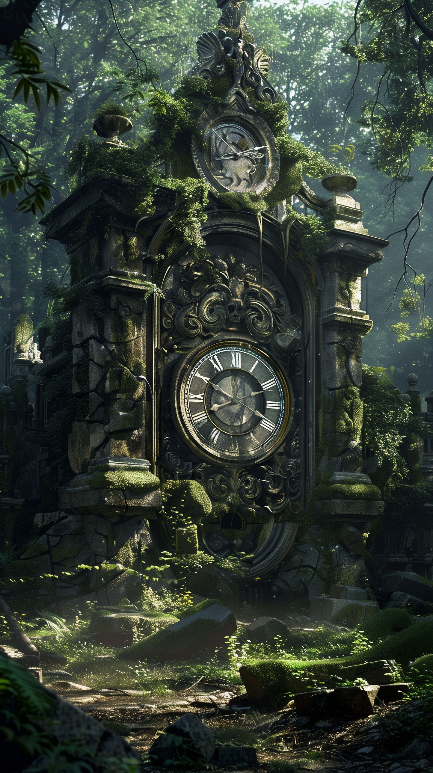 Ancient time clock