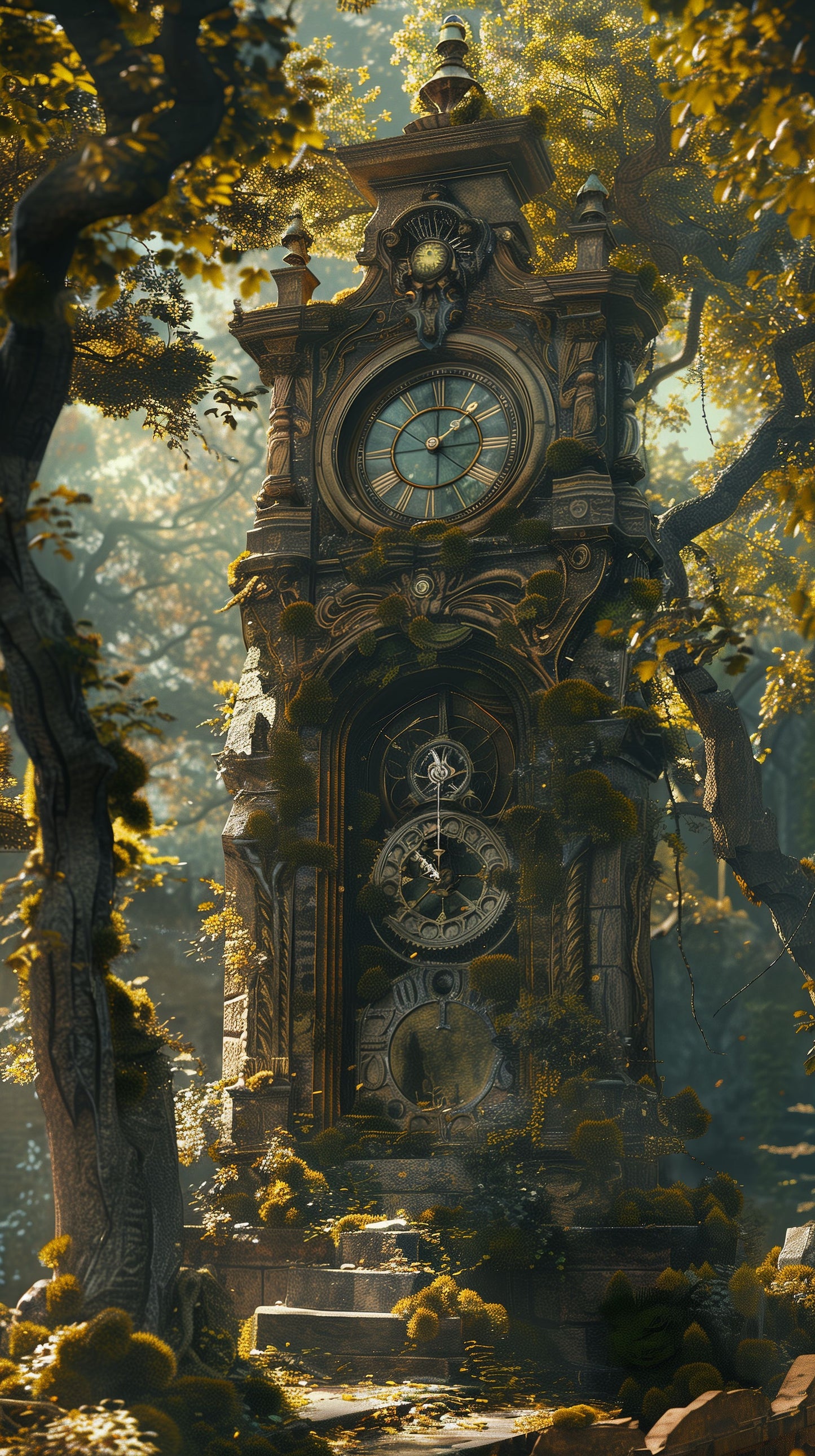 Ancient time clock