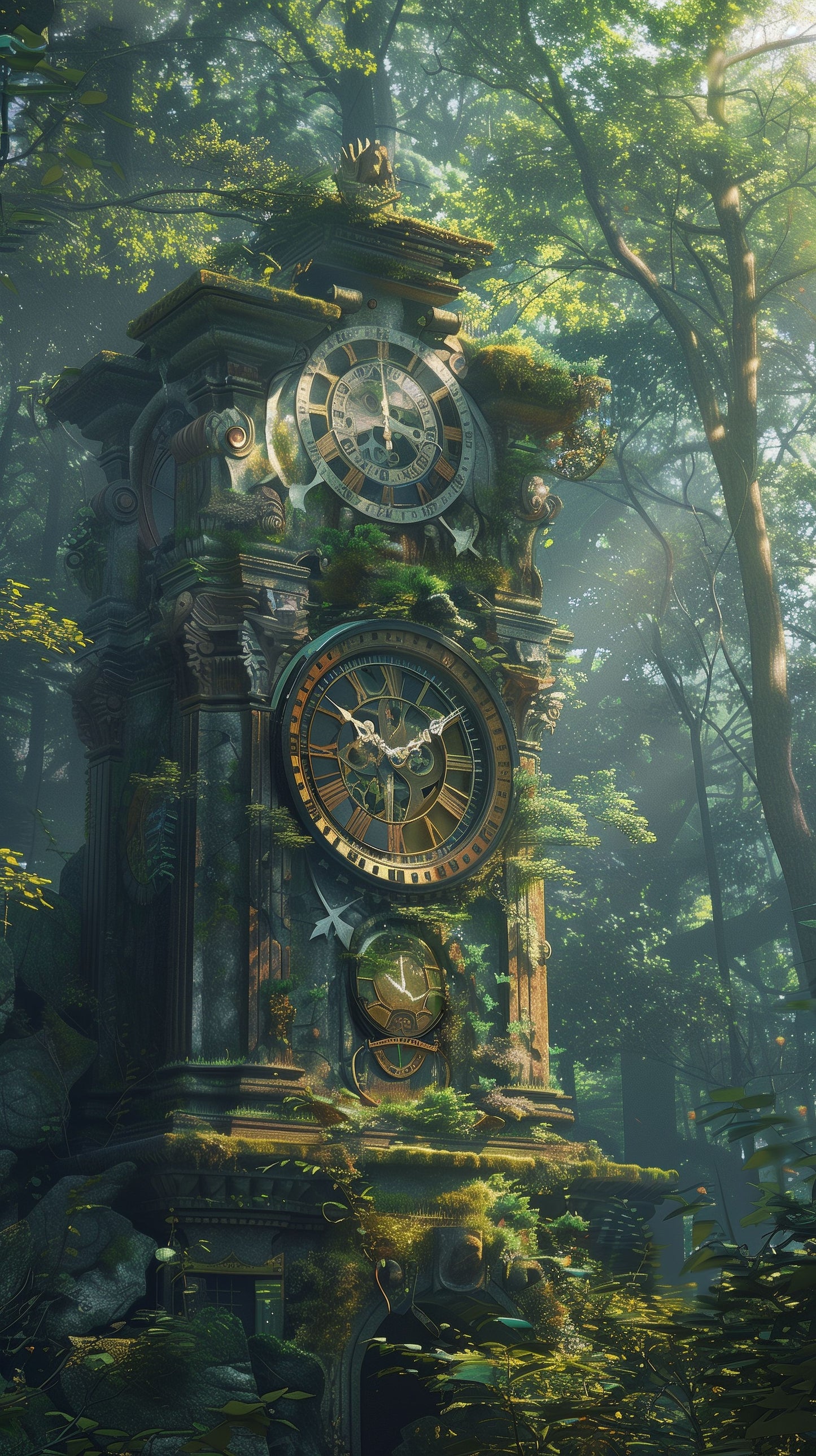 Ancient time clock