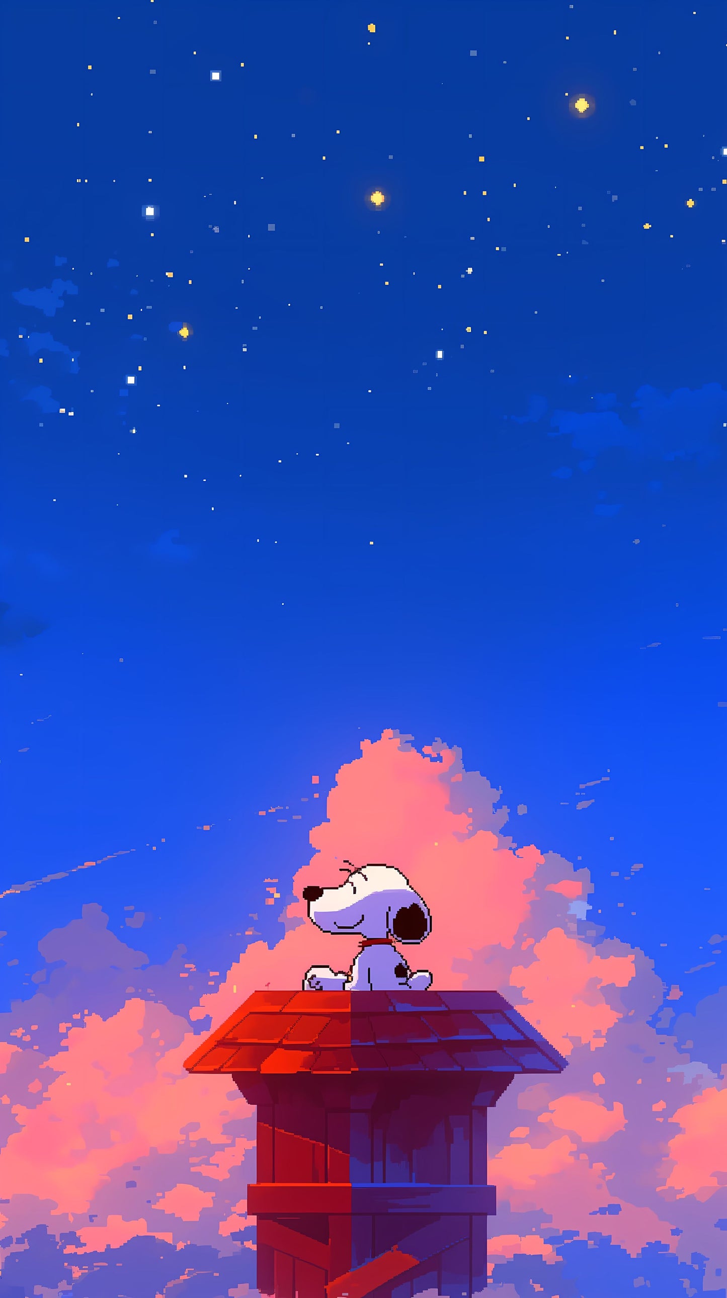 Snoopy (Zurück in die Kindheit) – Pixel-Stil