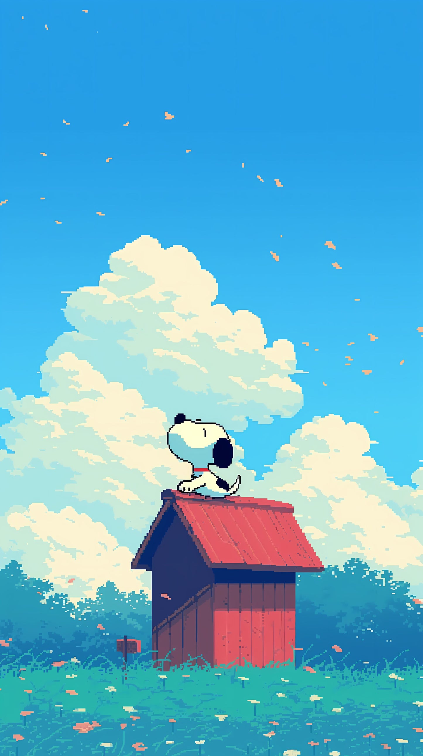 Snoopy (Zurück in die Kindheit) – Pixel-Stil