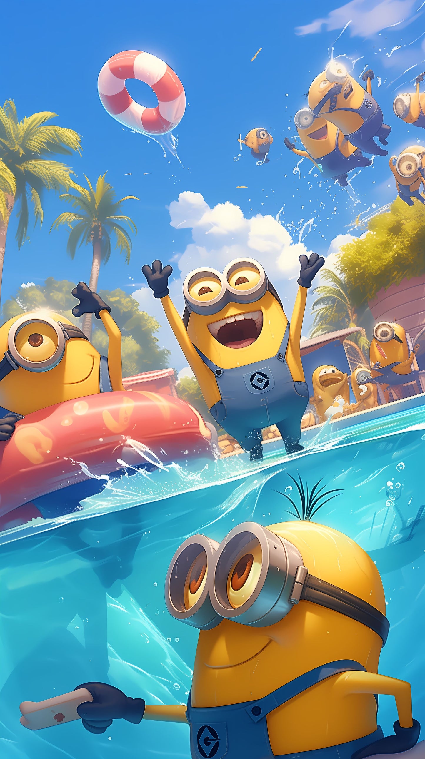 Despicable Me --- Summer Pool  🌴