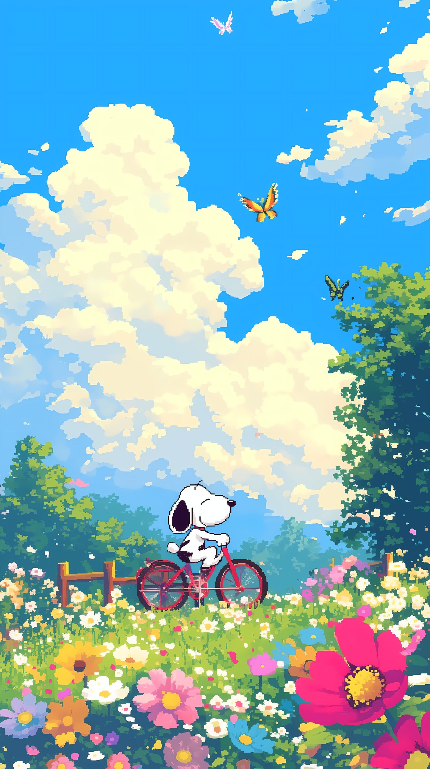 Snoopy (Zurück in die Kindheit) – Pixel-Stil