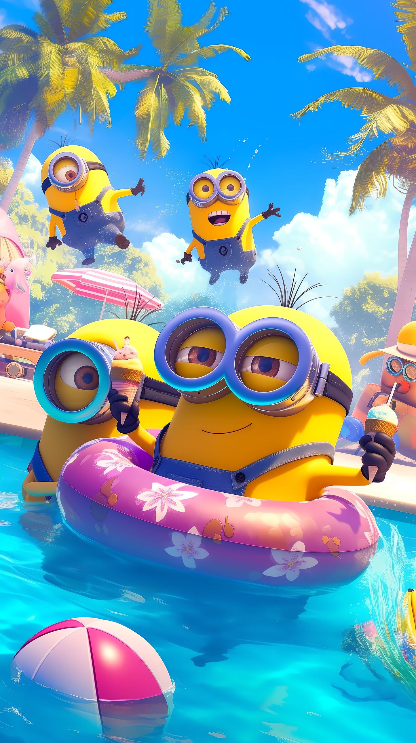 Despicable Me --- Summer Pool  🌴